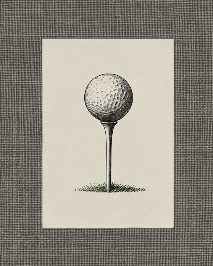 Vintage golf printable wall art